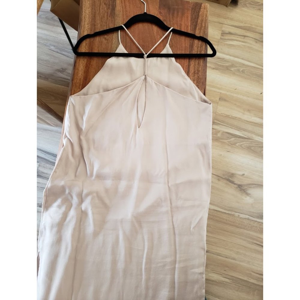 ZARA MIDI DRESS WITH FRONT KNOT TRF - Picture 4 of 5